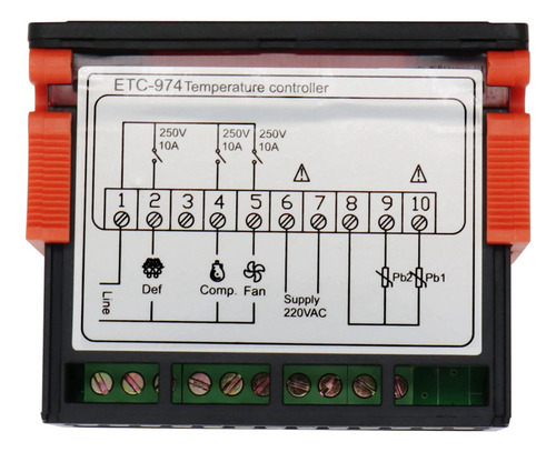 Microordenador Controlador De Temperatura Digital 4x Etc-974