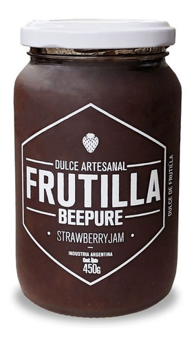 Dulce Artesanal De Frutilla Beepure Mermelada X 450gr