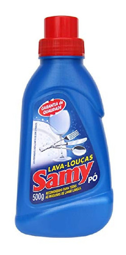 Kit 3 Detergente Samy Pó 500g Para Maquinas De Lava-louças