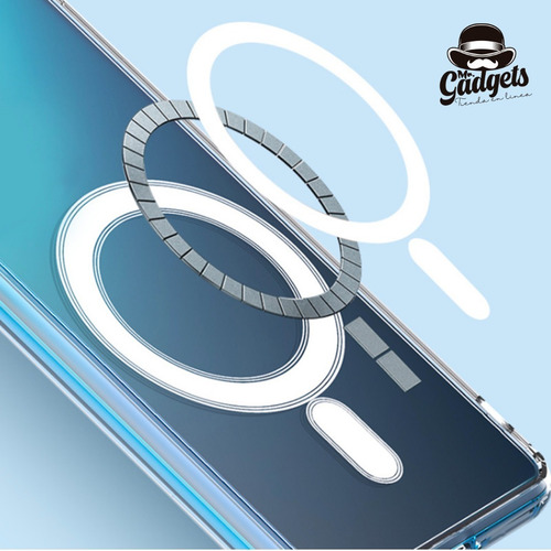 Kit Funda Transparente + Mica Camara Para Galaxy S23 Magsafe