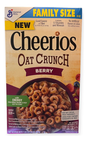 Cereal Oat Crunh Cherrios 306g