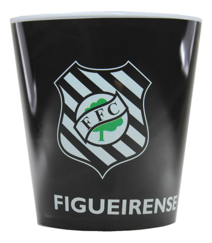 Balde Pipoca Figueirense 3000ml Cor Preto