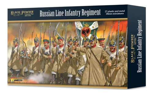 Polvo Negro Guerra De Crimea Infantería De Línea Rusa 1:56