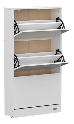 Zapatero 3 Puertas Dakar 122x62x23 Blanco 56510 - Luico