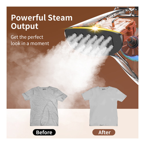 Vaporizador De Ropa Portátil Para Portátil 140/284 De Altura