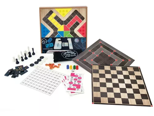 Jogo Tabuleiro Ludo Dama 2x1 Estratégia Clássico - Envio 24h