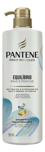 Shampoo Equilibrante Pantene Pro-v Equilíbrio Raiz E Pontas