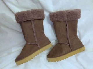 Botas En Tela Con Corderito | MercadoLibre 📦