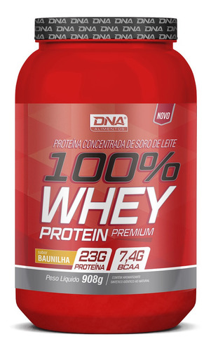 100% Whey Protein Concentrado 900g Whey Premium 23g Proteina
