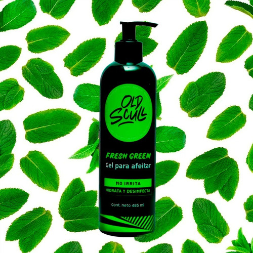Old Scull Shaving Gel Fresh Green 485 Ml