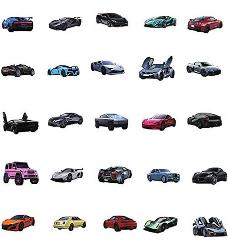 Jdm Sports Cars Racing Stickers - Juego De 25 Pegatinas De V