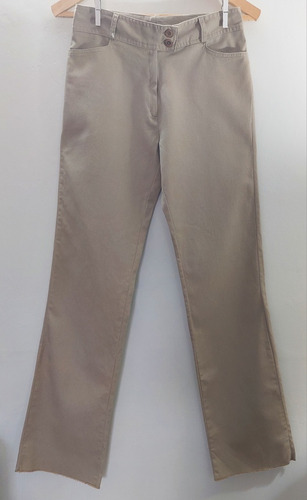 Pantalon Sastrero Color Beige