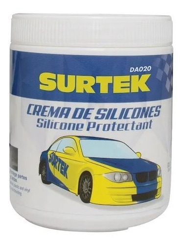 Crema Silicones Limpiadora Lubricante Mate 300ml Auto Surtek