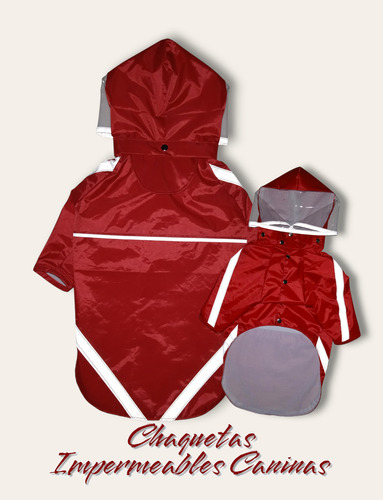 Ropa Para Mascotas. Chaqueta Impermeable. Tallas L / Xl