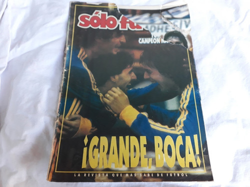 Revista Solo Futbol 311 Boca Nueva Chicago Quilmes Sarmiento