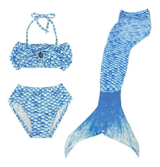 SPEEDEVE Traje de Baño Bikini Sirena para Niña,G1046-150 