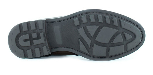 Imagen 4 de 5 de Botin De Hombre Piel Chelsea Con Resorte Comodo Giusto 15003