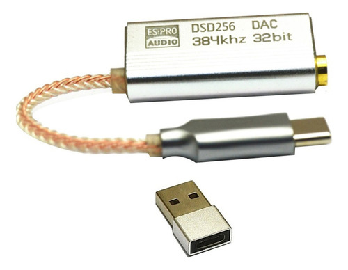 Es9318 Usb Type Amplified Headphone Adapter Dac