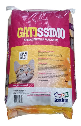 Arena Sanitaria Gatissimo Por 25 Kilos