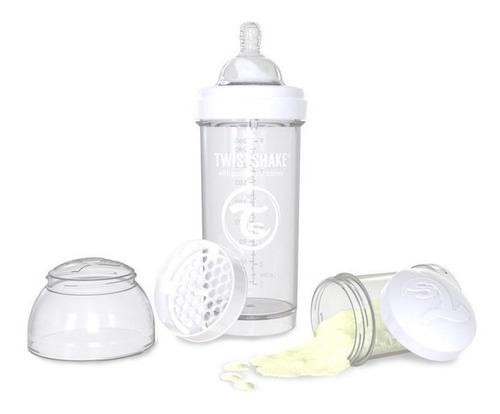 Biberón Twistshake Anticólico Anti Colic 8 Onzas Blanco