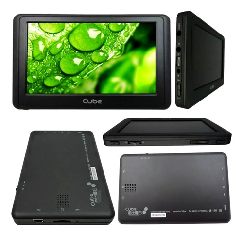 Mp4 8gb Cube B39 Pantalla 4.3p Media Player H.264 Hd W9