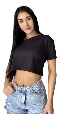 Blusa Corta Crop Top Tiras Moda Juvenil Mujer Envío Gratis