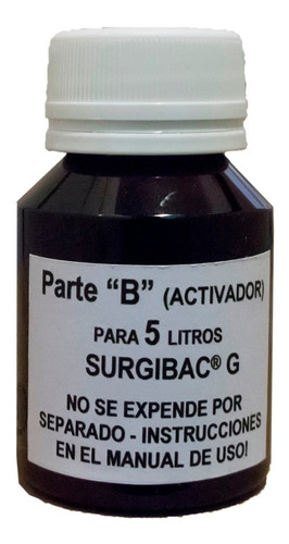 Surgibac G - Glutaraldehído Al 2,5% Bidón X 5 Lts
