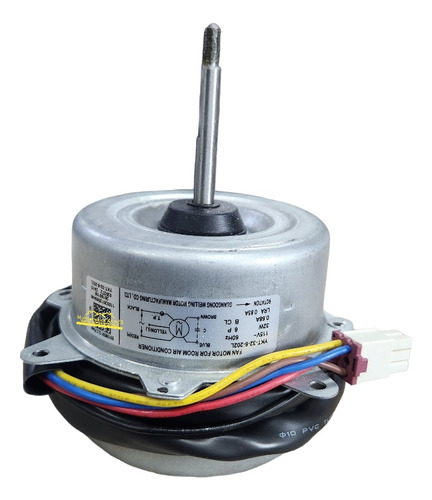 Motor De Condensador Mirage 1ton. 110v. Ykt-32-6-202l