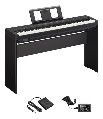 Yamaha P145 Piano Digital 88 Teclas Con Base L-100 Y Pedal