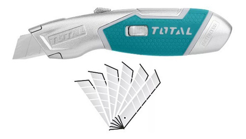 Cuchilla Retractil Metal Cutter Profesional Industrial Total