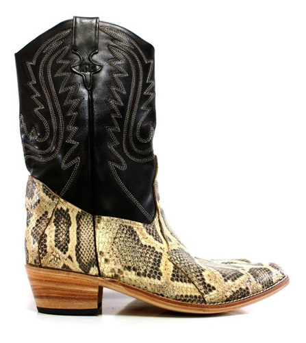 Bota Texana Serpiente Diseño Rourke By Ghilardi