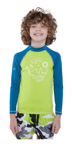 Remera Proteccion Solar Niños Filtro Uv50 Montagne Abis 