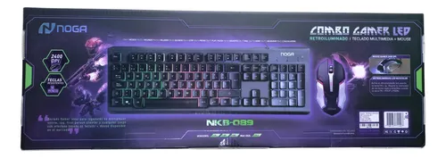 Teclado Y Mouse Noga Nkb-089 Rgb Negro