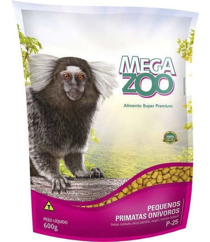 Megazoo Pequenos Primatas Onívoros  P25 - 600g