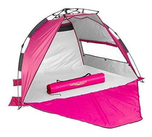 Lucky Bums Easy Up Beach Tent Sun Shade, Protección Uv, Upf