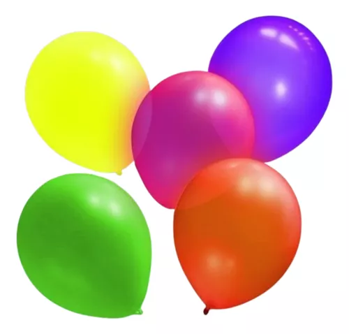 Globos Neón x50 R12 Colores Surtidos – Casa Fessta