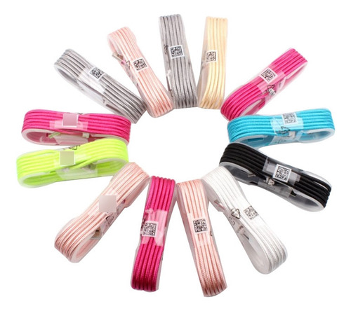 10pz Cable V8 Micro Usb Datos 1.5m Carga Rapida Uso Rudo