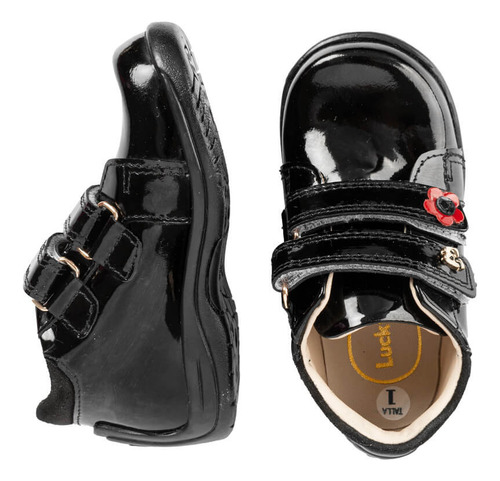 Botines Niñas Lucky Bear 2367 2367 Charol/negro - Lucky Tall