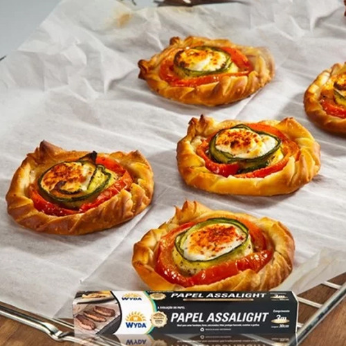 Imagem 2 de 6 de 4 Rolo Papel Assalight Grelhar Fritar Alimento 30cm X 3m