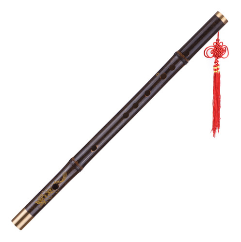 Profissional Preto Bambu Dizi Flauta Tradicional Artesanal