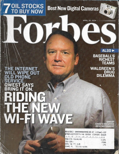 Revista Forbes April 26 - 2004 / Riding The New Wi - Fi Wave (Usado)