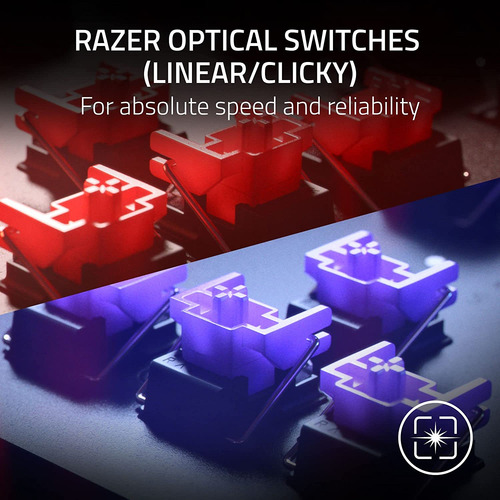 Teclado Razer Huntsman V2 Tkl Rgb, Teclas Pbt, Óptico Lineal