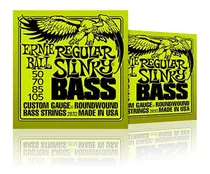 Comprar Cuerdas De Bajo Ernie Ball Regular Slinky - Pack De 2
