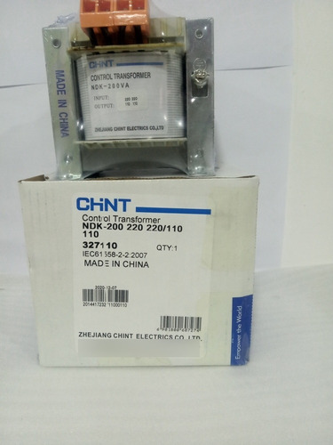 Transformador De Control De 200v Marca Chint