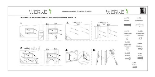 Soporte Tv Móvil Inclinable Pared 26 A 63 50kg Pr1704