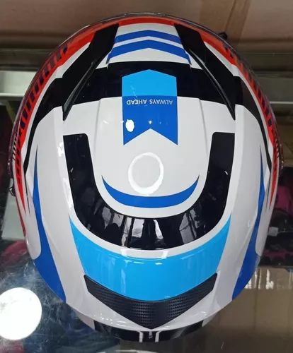 CASCO INTEGRAL LS2 320 DOBLE VISOR STREAM LOOP II GRIS AZUL BRILLO-INCLUYE  PINLOCK