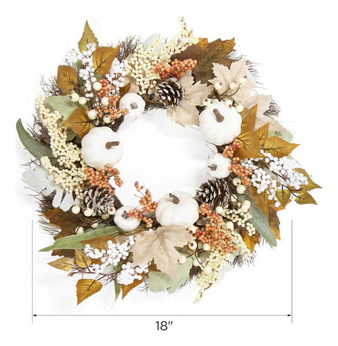 Para Coronas De Otoño Para Decoración De Puertas De Entrada