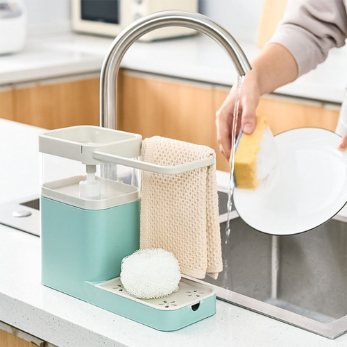 Dispenser Multifuncional Porta Detergente E Bucha