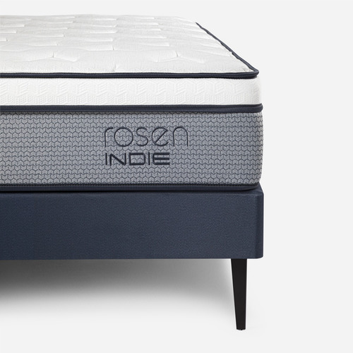 Cama Europea Indie 1,5 Plazas Pata Metalica 105 X 200 Cm