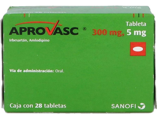 Aprovasc 300 Mg / 5 Mg 28 Tabletas